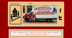 Desktop Screenshot of fuvarvonal.com